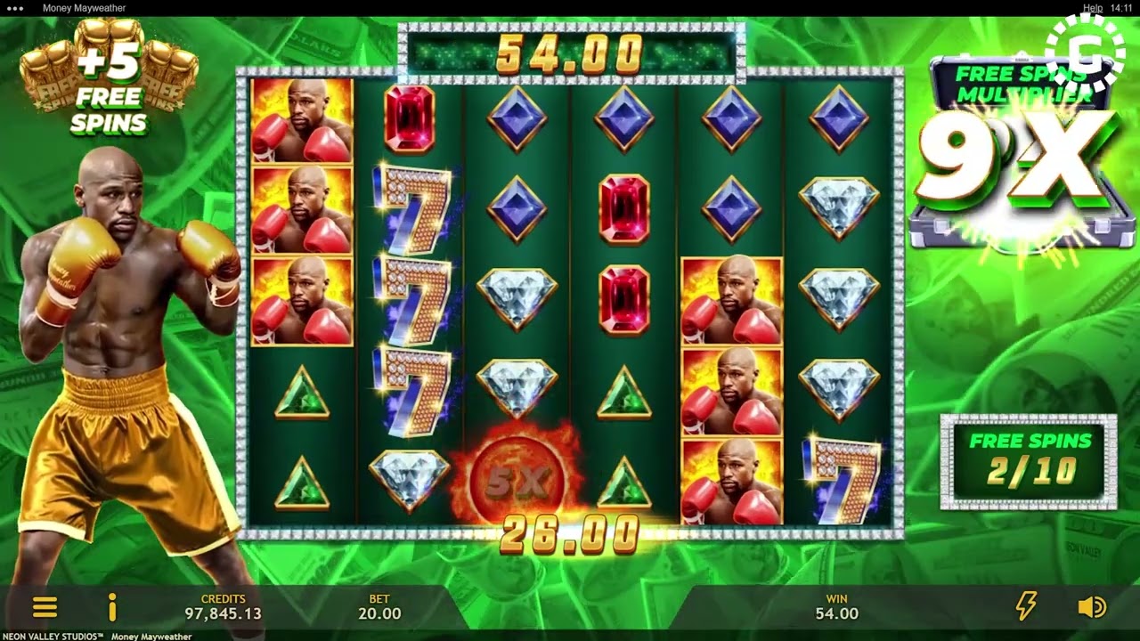 Money Mayweather by Neon Valley Studios Slot Features | GamblerID