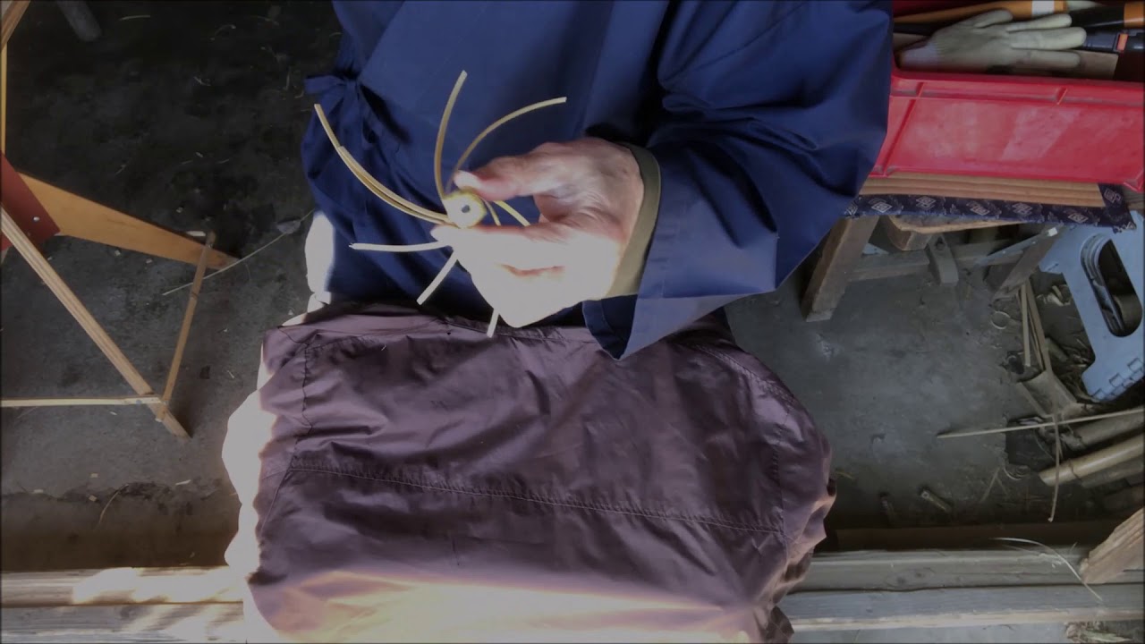青竹細工道場　How to make bamboo bell strap.　竹鈴ストラップのつくり方