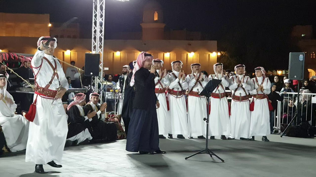 فرقة تراث معان في قطر العرس الاردني