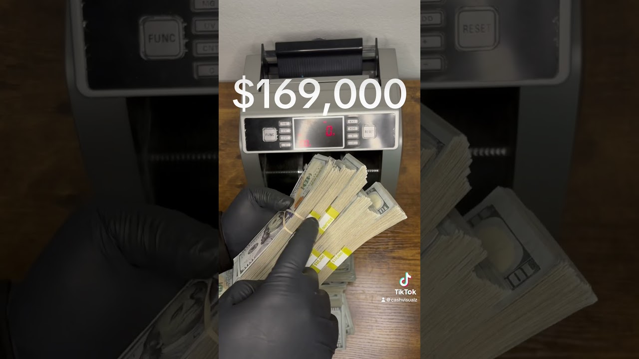 $169,000 Money Counter - Millionaire ASMR