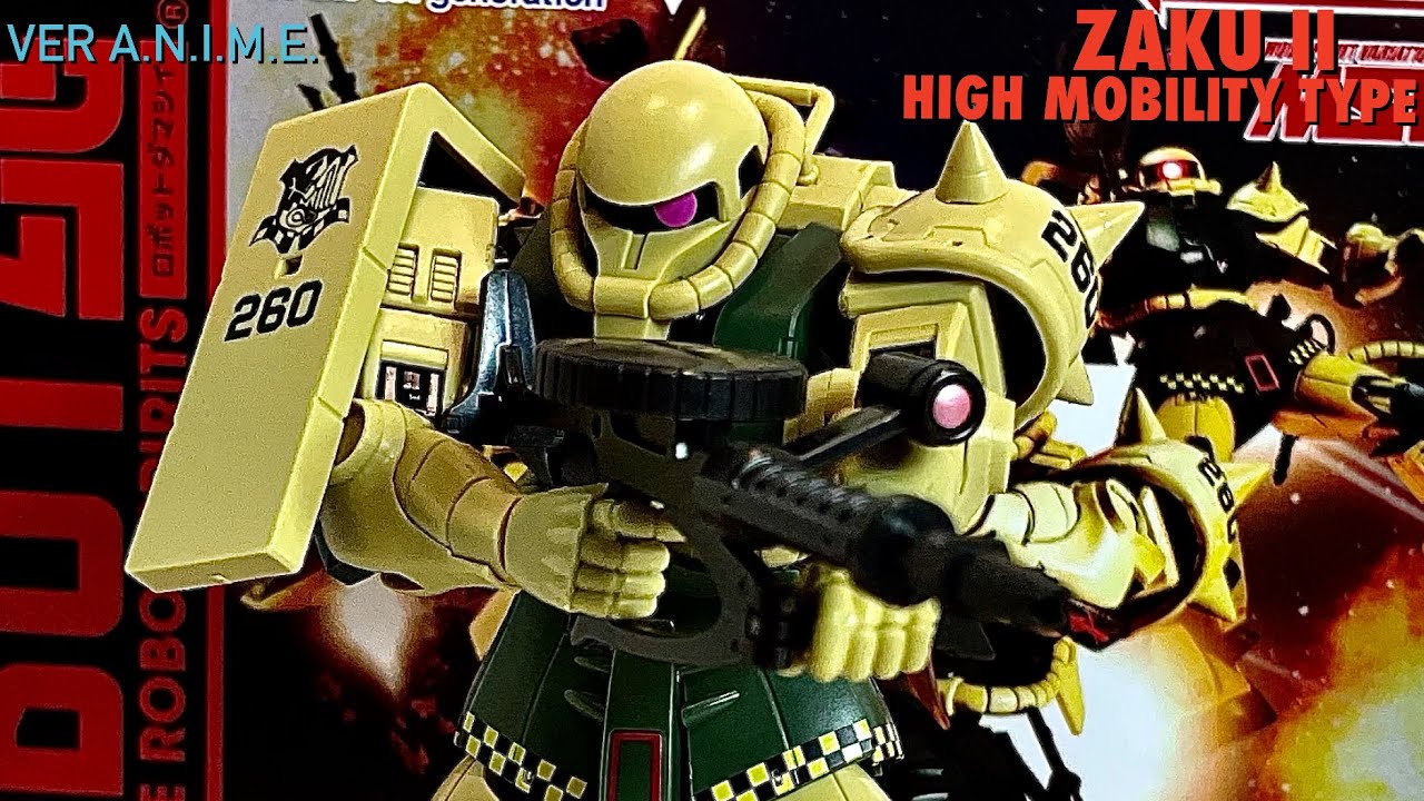 Robot Spirits MS-06R-1 Zaku II High Mobility Type (ver. ANIME) Review