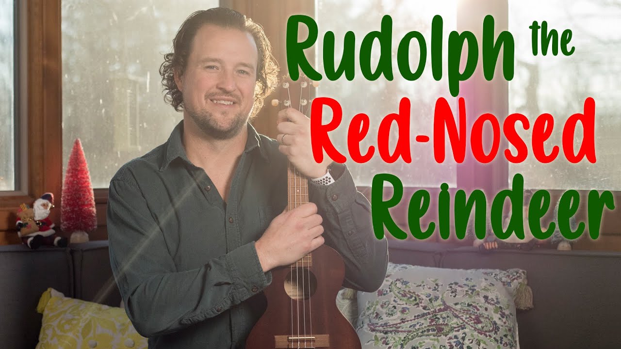Rudolph The Red-Nosed Reindeer | Ukulele Tutorial | Chords + Strumming + Charts