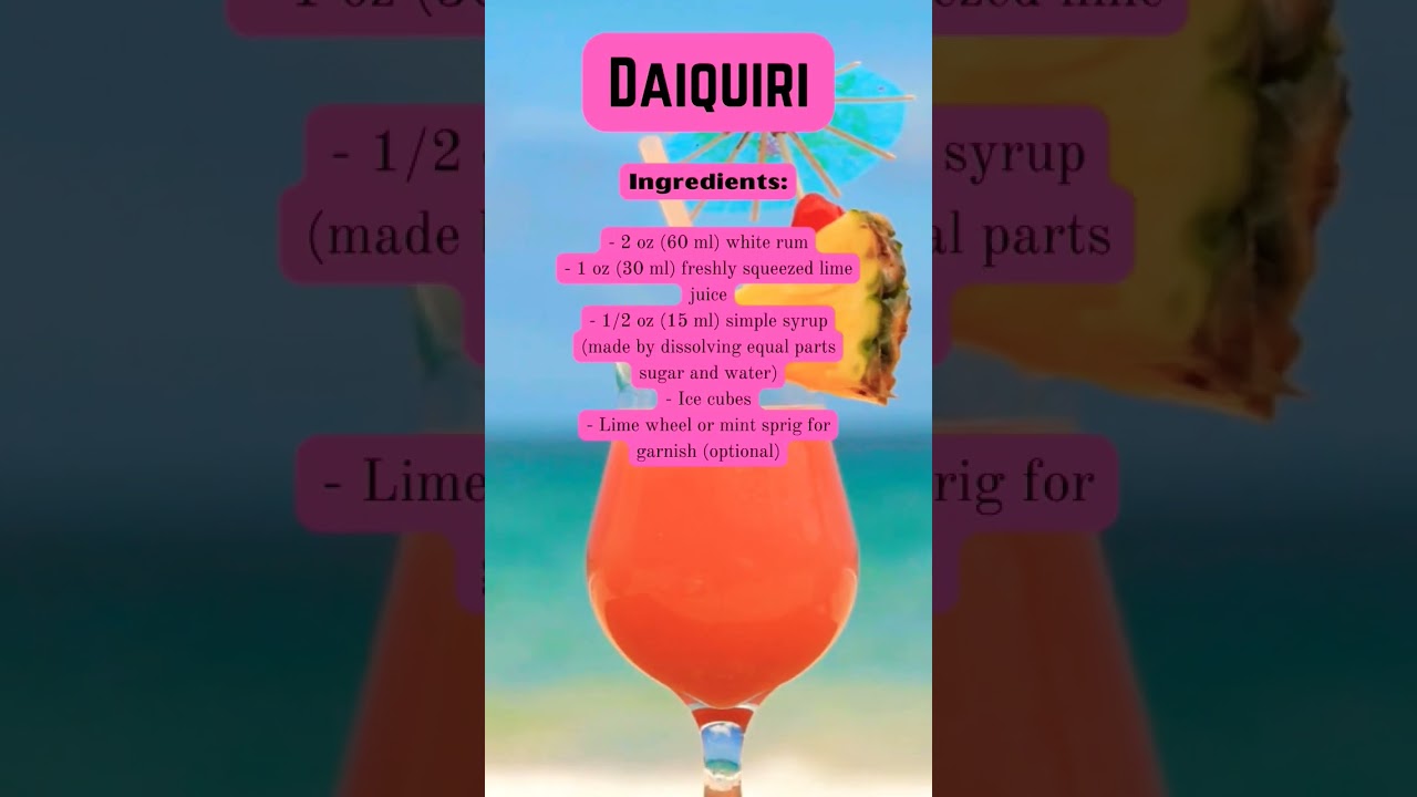 daiquiri #daiquiri #daiquiris #drink #shorts #cocktail