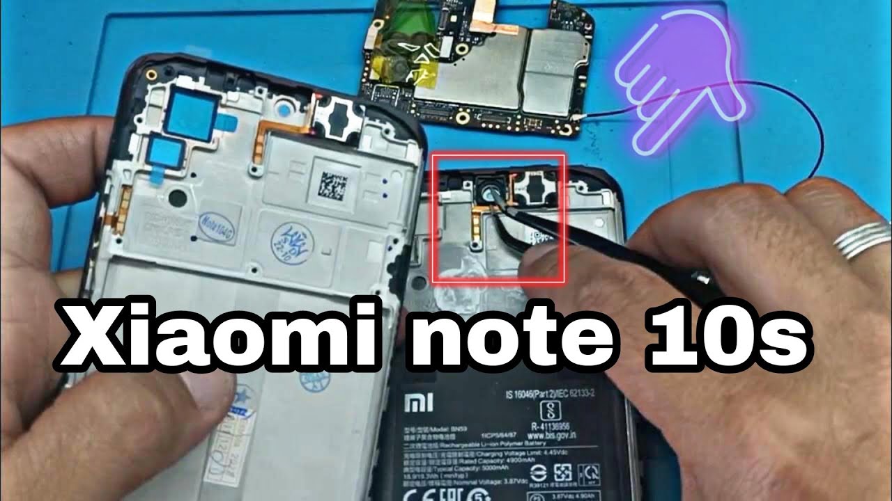 Xiaomi Note 10s troca de tela completa com aro