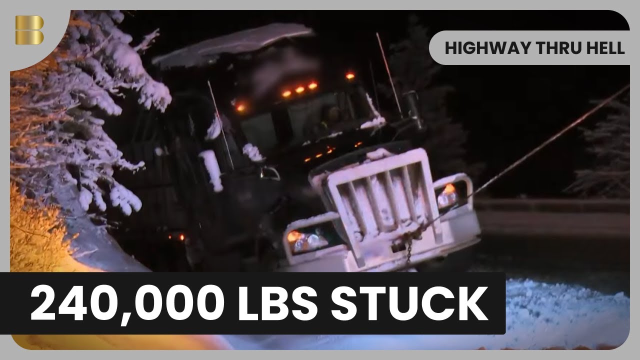 Rookie vs 240000 Pound Monster Convoy on Highway 3 | Highway Thru Hell | Reality Drama