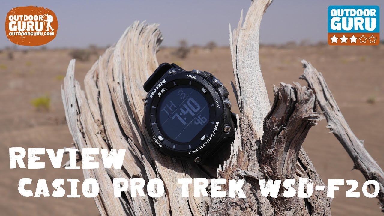 Casio Pro Trek WSD-F20 REVIEW (English)
