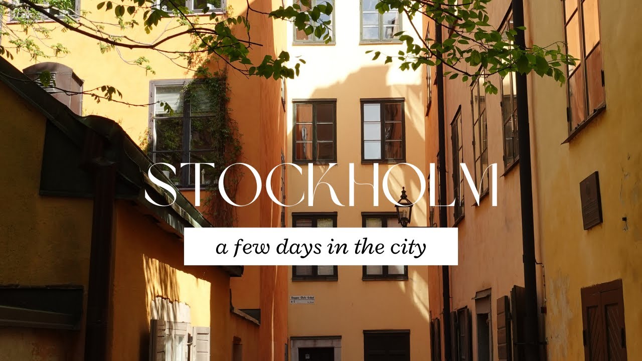 Stockholm vlog - sunny days at Kungsholmen, Vasastan, Gamla Stan and other beautiful places