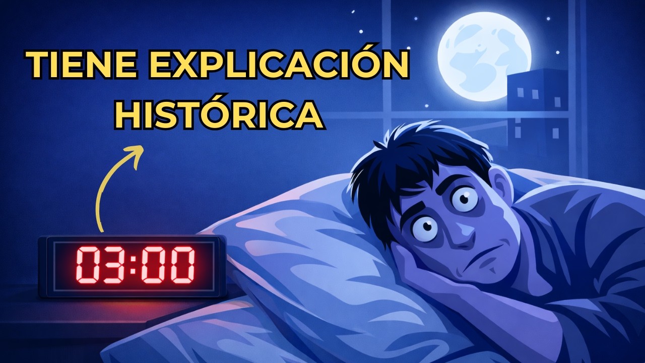 Por qué te despiertas a las 3 de la mañana (y no es casualidad)