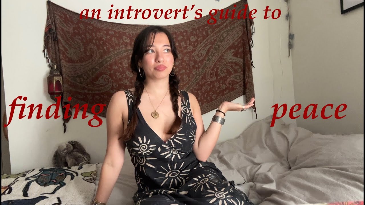 an introvert's guide to finding peace in a chaotic world | journaling, mindful media, yoga