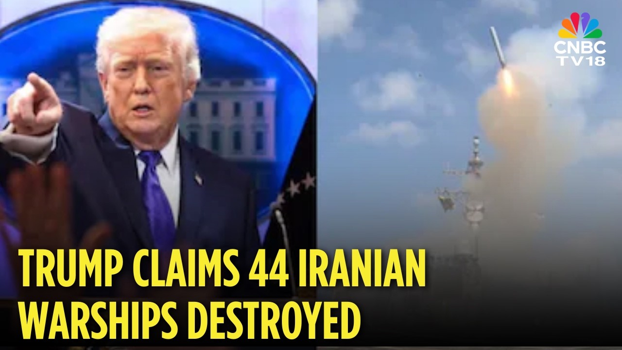 Donald Trump’s Big Claim: Iran Navy Wiped Out, Drones Destroyed | Middle East Conflict | US | N18G