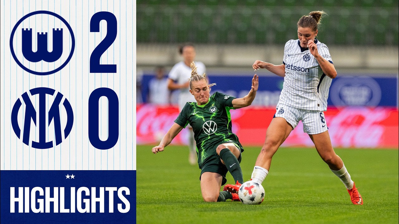 DEFEAT AGAINST WOLFSBURG | HIGHLIGHTS 📹 | UEFA WOMEN'S CHAMPIONS LEAGUE 🖤💙