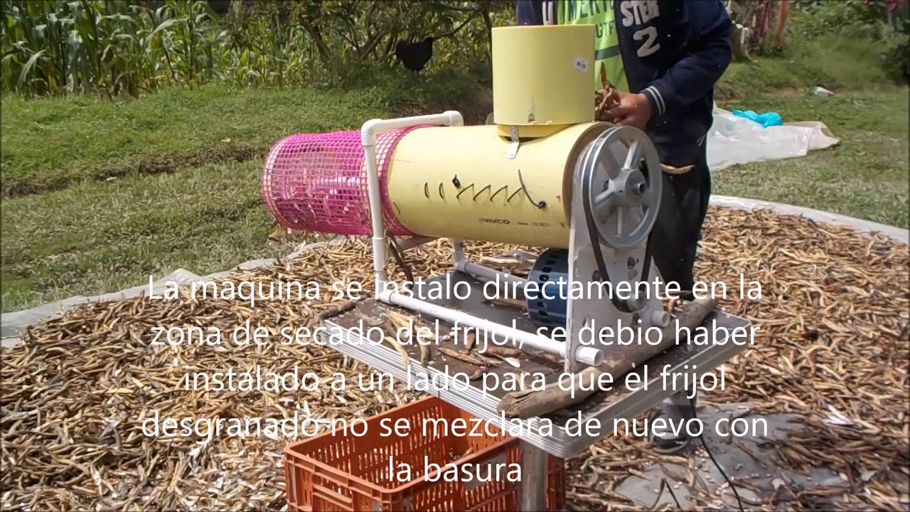 Desgranadora de frijol 100 kilos hora San Vicente Ferrer Antioquia