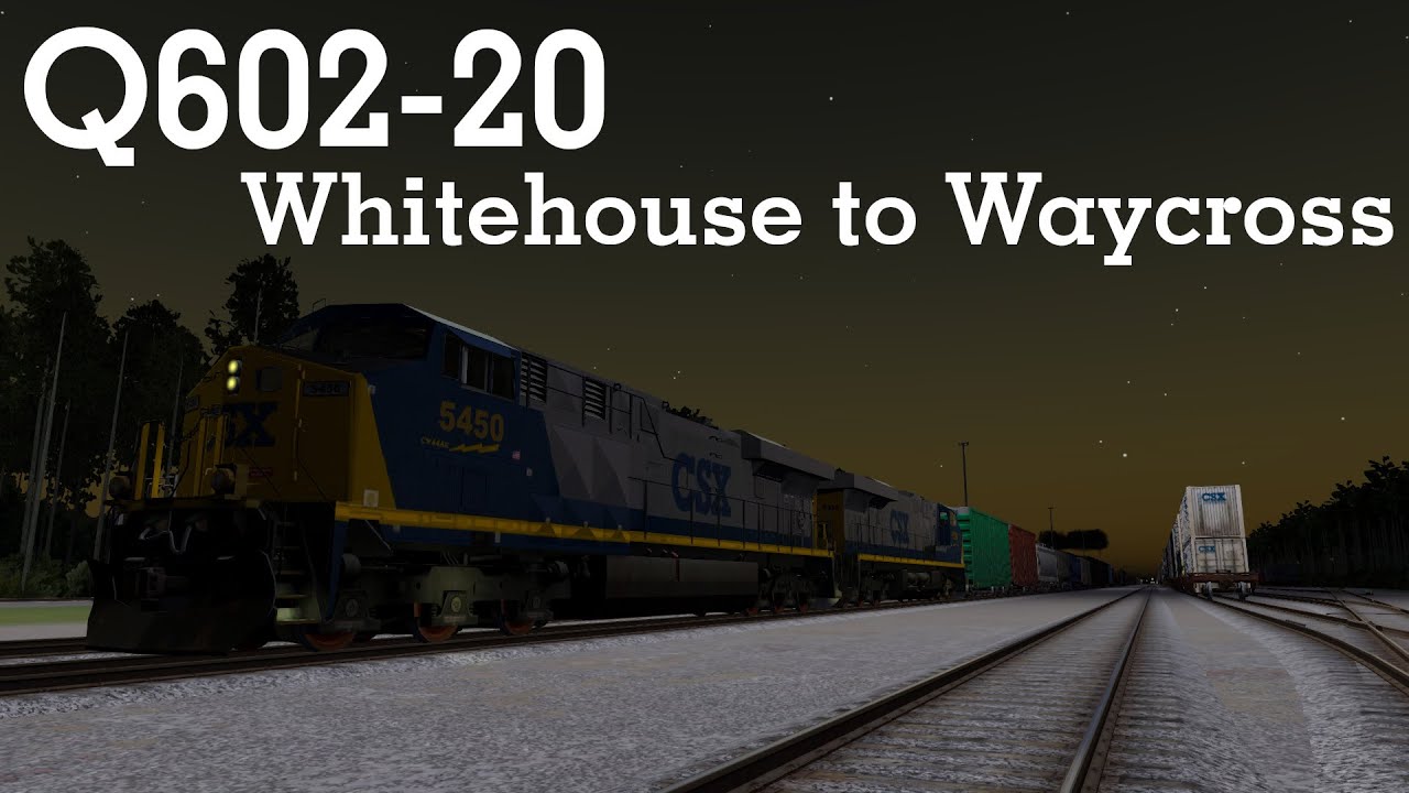 Run 8: CSX Q602-20 - Whitehouse to Waycross