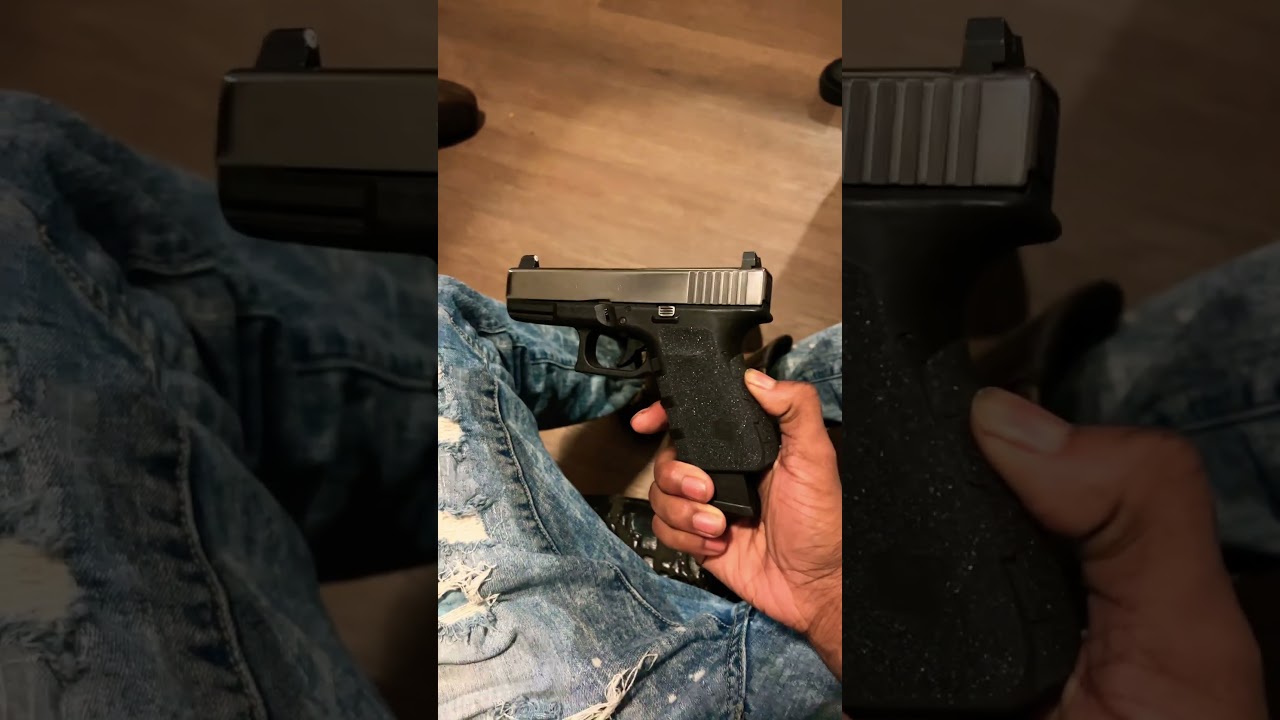 Chrome Glock 23🤯🤯😨 .40 Cal #guns #pistol #explore #firearms #glock #edc #fyp #trending