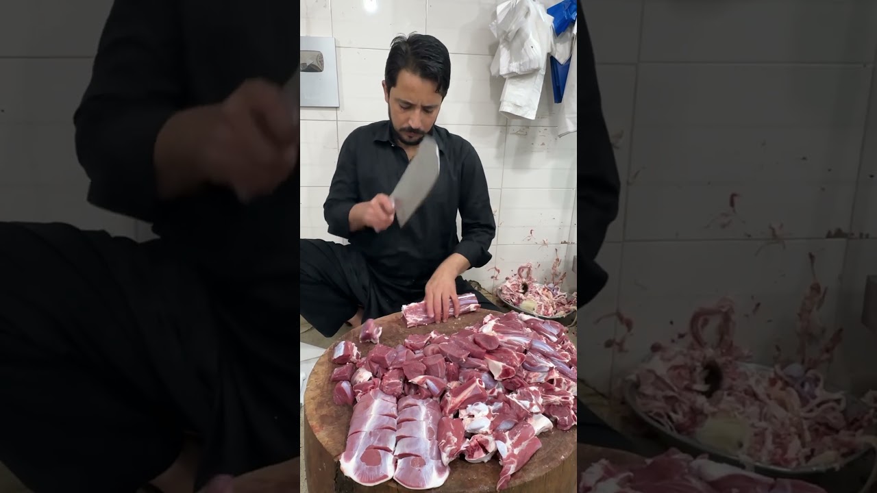 Mutton mutton cutting skills #Malik#Ali#viralvideo #meatmarket #food