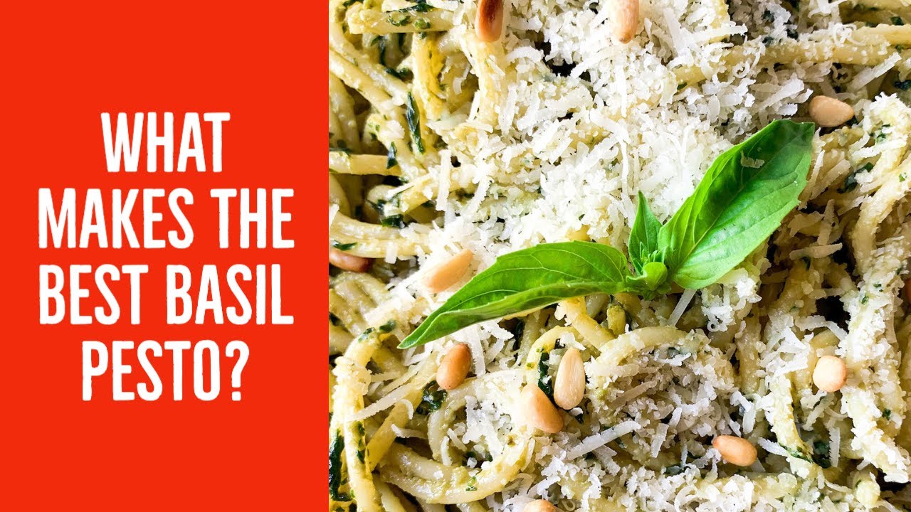 What makes the best basil pesto? (food processor vs. mortar and pestle basil pesto blind test)