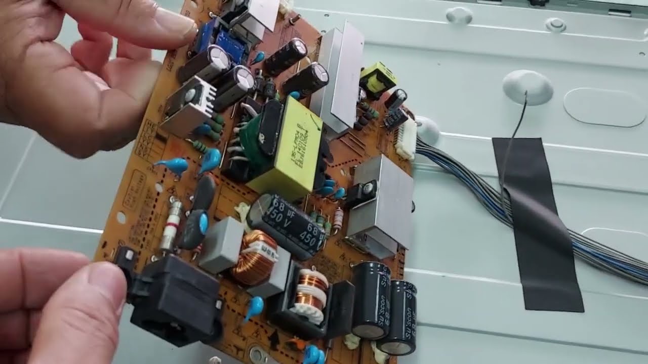 ซ่อมแอลซีดี LG รุ่นlg42ln5120 เปิดไม่ติด ไม่มีภาพ ไม่มีเสียง ไม่มีแสง  มาร่วมซ่อมด้วยกันครับ