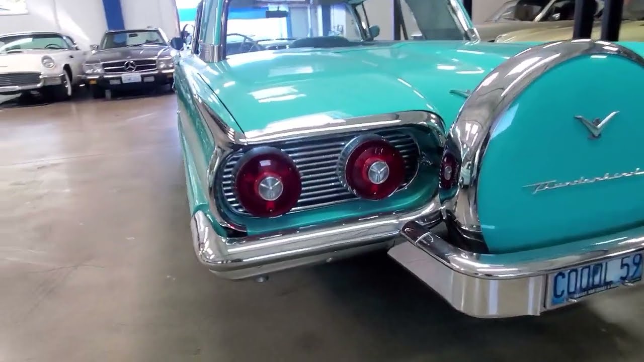 1959 Ford Thunderbird 352/300HP V8 2 Dr Hrdtop arrives for sale at West Coast Classics, Torrance, CA