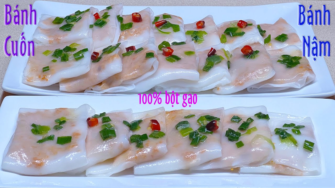 Bánh Cuốn Bột Gạo Nhân Tôm Thịt Như Bánh Nậm Quá Dễ Tự Làm Không Cần Mua