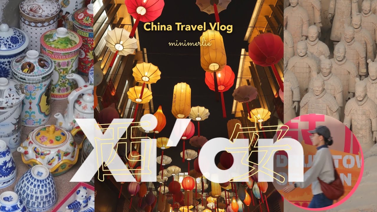China Vlog🏮Autumn in Xi‘an | Terracotta Warriors Tips, Local Street Foods & Antique Market | 1