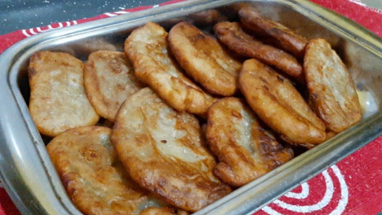 BOLINHO DE BANANA FRITO #fanicuca