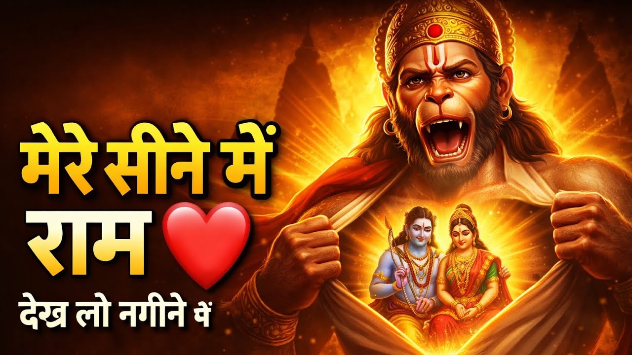 मेरे सीने में राम ❤️ | Powerful Hanuman Bhajan 2026 🚩