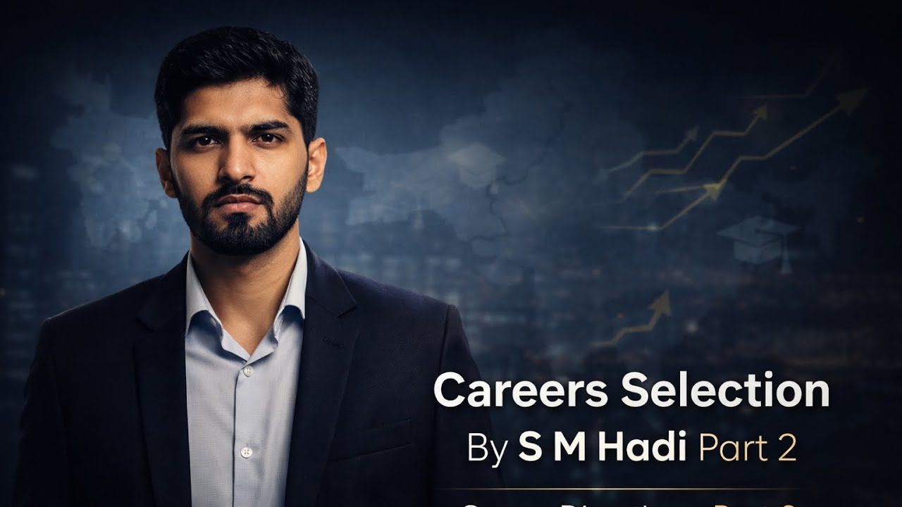 Career Selection for Better Future || High Paying Careers in the World By Syed M Hadi