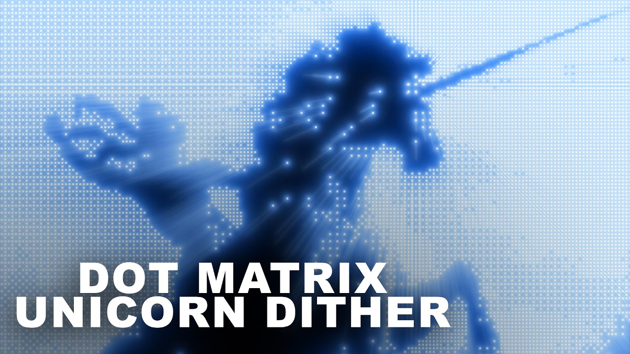 Fully Editable CLEAN Glowing Dot Matrix Effect | Dither Boy Tutorial