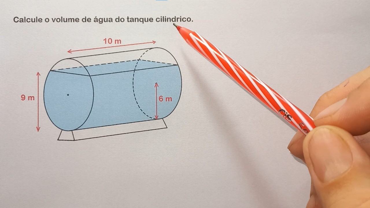 PRECISAMOS CALCULAR O VOLUME DO TANQUE