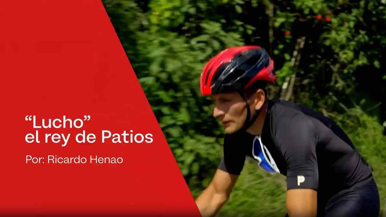 Lucho, de vender repuestos de bicicletas a tener un récord subiendo el Alto de Patios