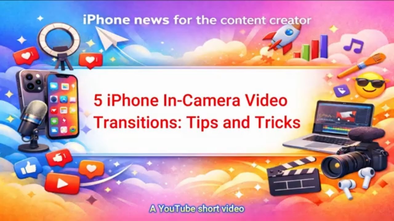 5 iPhone In-Camera Video Transitions: Tips and Tricks