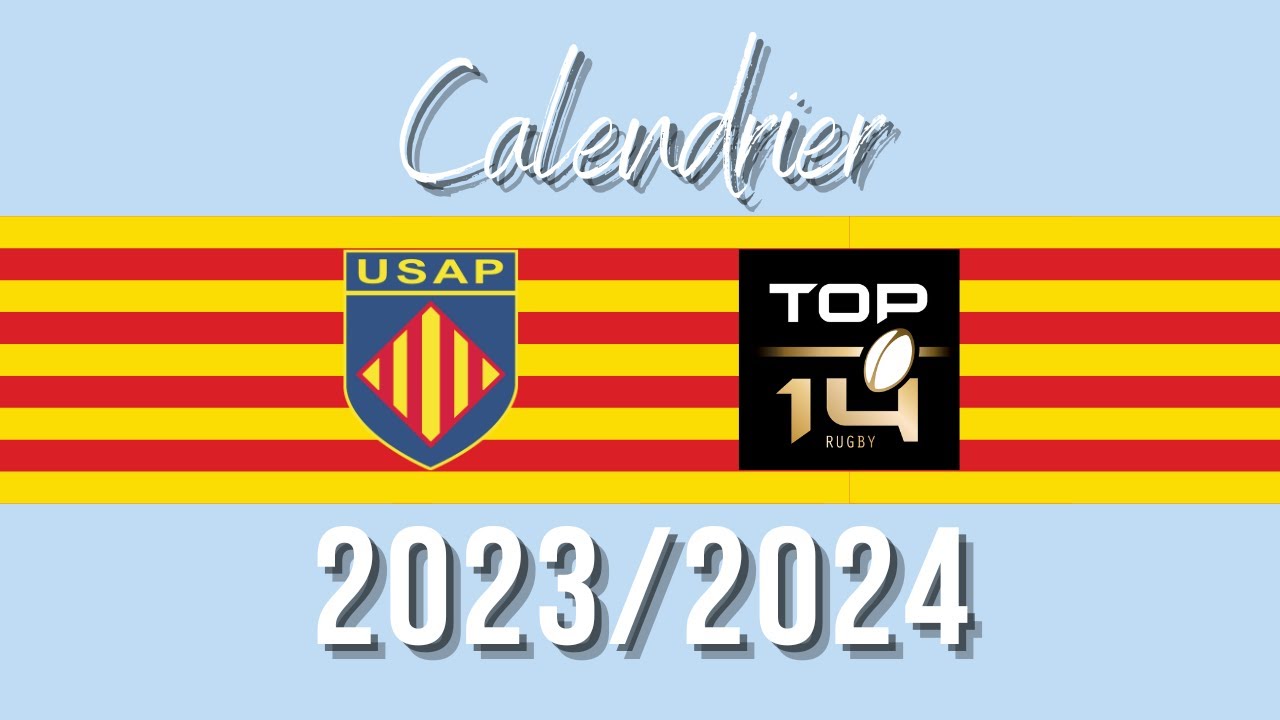 Calendrier USAP 2023/2024