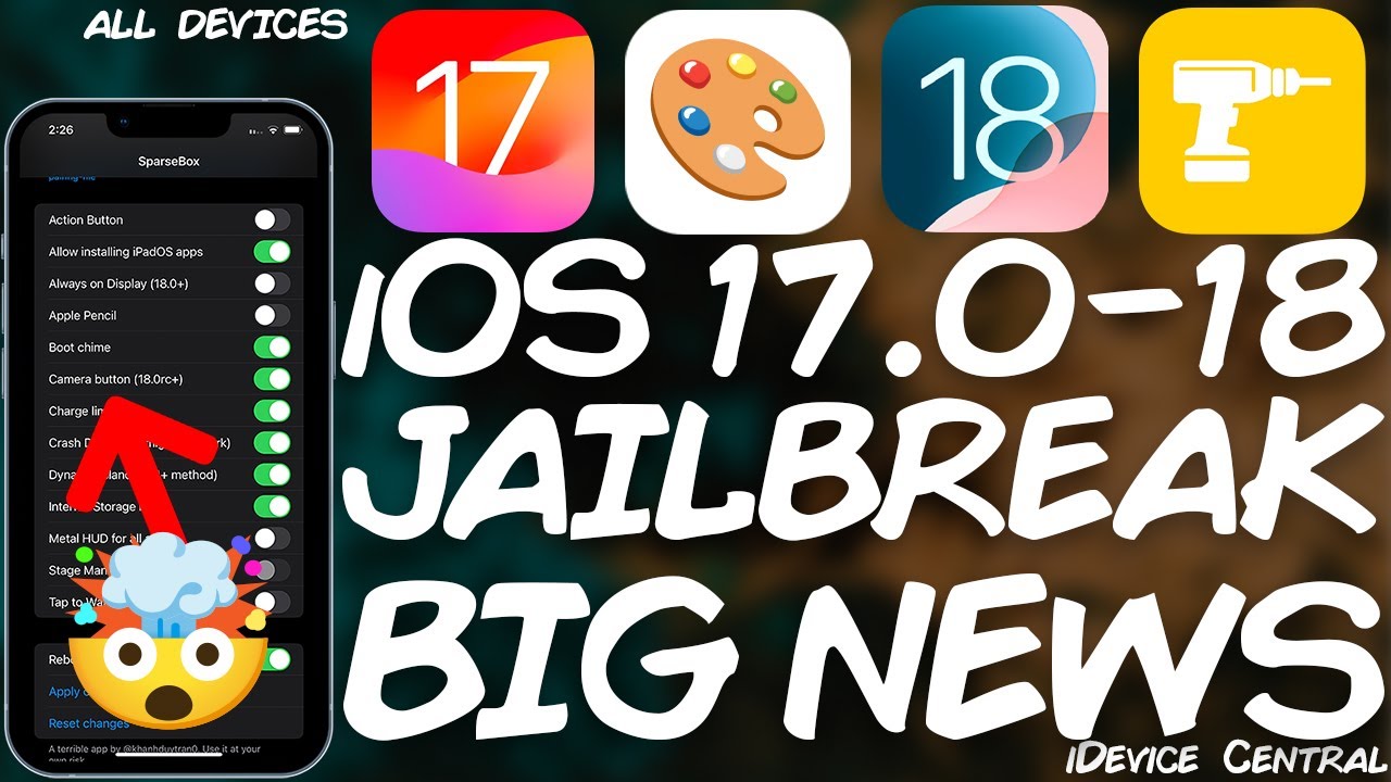 iOS 17 - 17.6.1 JAILBREAK (ALL DEVICES): Latest News, Releases & This Week's Recap!