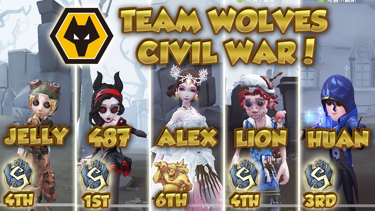 #37 When Team Wolves Main Survivors Facing Their Main Hunter! | Identity V |第五人格 | 제5인격 | Mechanic
