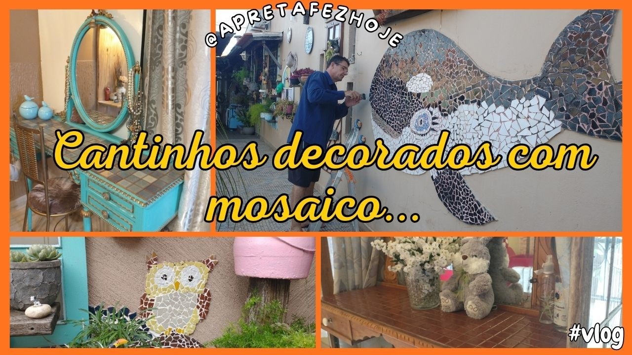 Olha que lindo !!!!! #mosaicos na #decoracão @apretafezhoje
