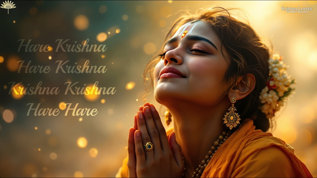 Krishna's Blessing: Serene Maha Mantra to Remove Anxiety, Stress and Fear
