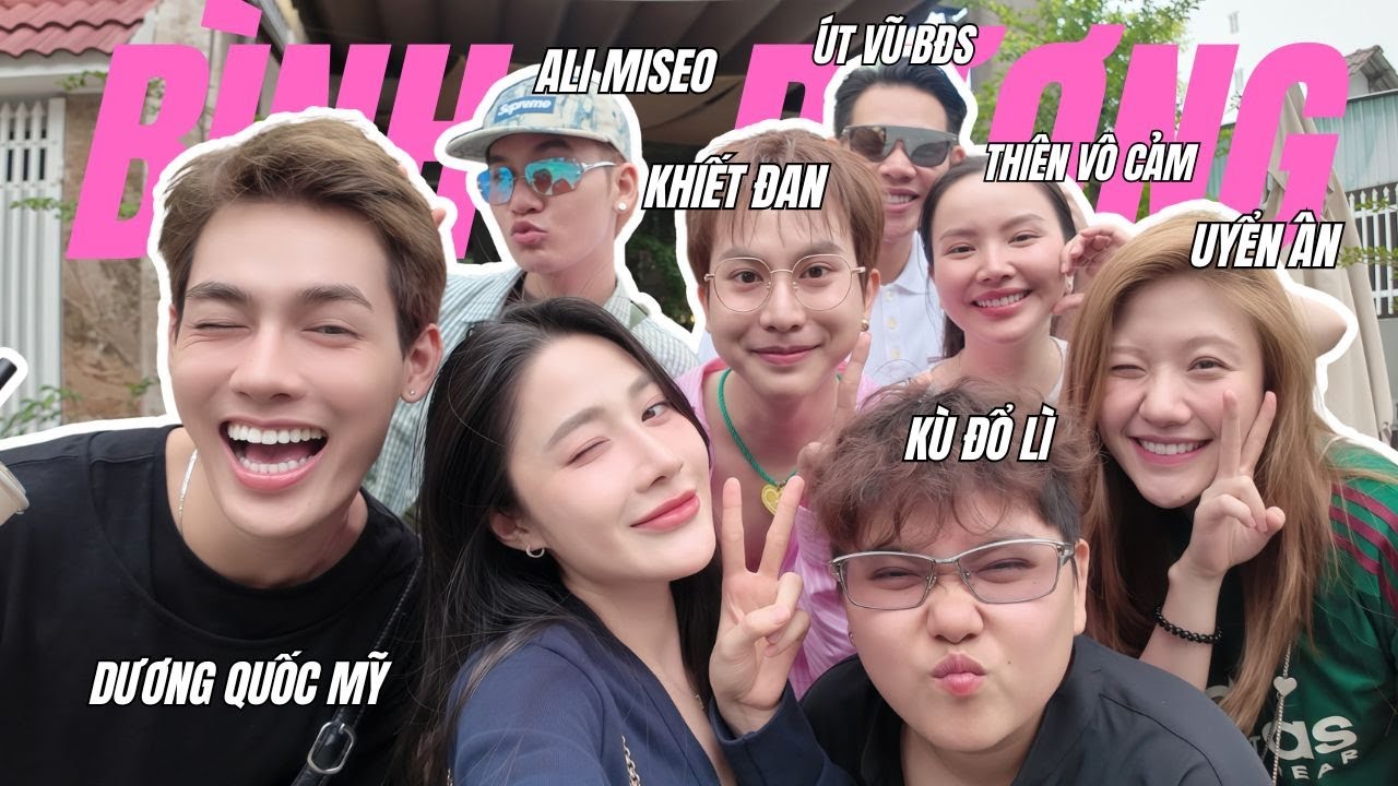 VLOG 23 | Cùng Kù Thiên đón Ali Miseo, Uyển Ân, Khiết Đan, Dương Quốc Mỹ xuống Bình Dương | GON PINK