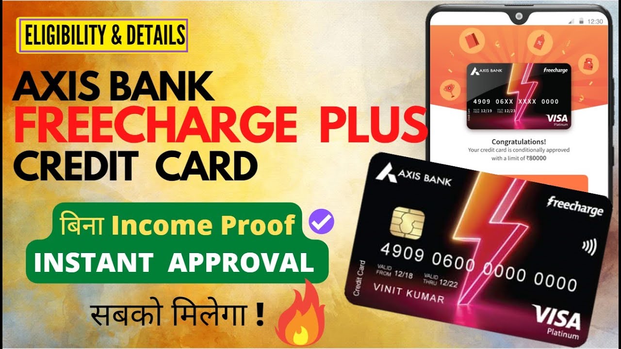 Axis Freecharge PLUS Credit Card 💳 Review | 5% Cashback, Benefits, Fees, Eligibility #CreditExplorer