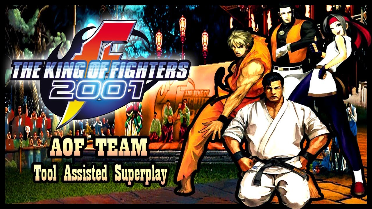 【TAS】KOF 2001 - ART OF FIGHTING TEAM - RYO \ ROBERT \ TAKUMA \ YURI