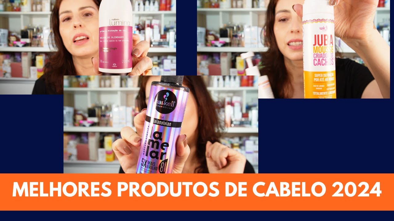 Melhores produtos 2024: cabelos! Shampoos,  Finalizadores, Acidificantes e linhas que eu mais usei