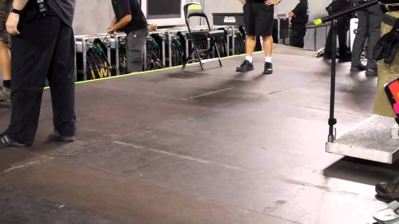 U2 entering the Linc in Philly 7.14.11