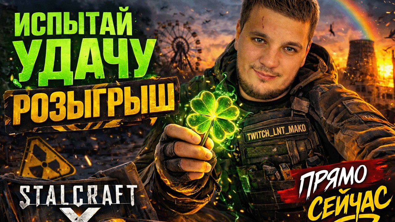 🍀 ИСПЫТАЙ УДАЧУ: УЧАСТВУЙ В РОЗЫГРЫШЕ ПРЯМО СЕЙЧАС | СТРИМ STALCRAFT X
