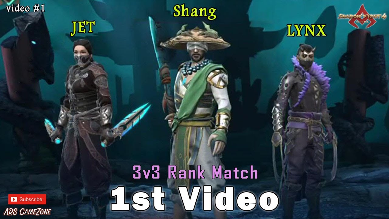 1st Video | 3v3 Rank Match | Jet, Shang, Lynx | Shadow Flight 4 Arena @ARSGameZone video #1