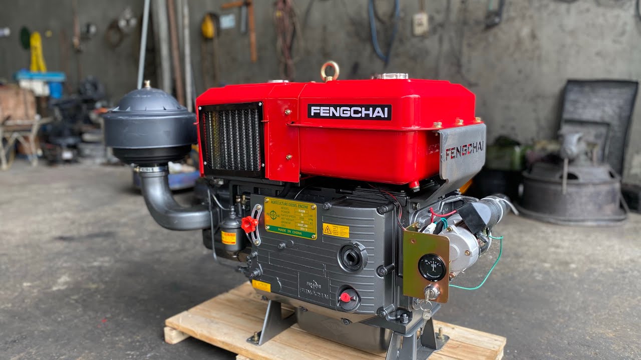 Ra mắt mẫu máy, D32 gió, đề, 6 ốc quy lát, Fengchai, có hỗ trợ trả góp, giá rất tốt