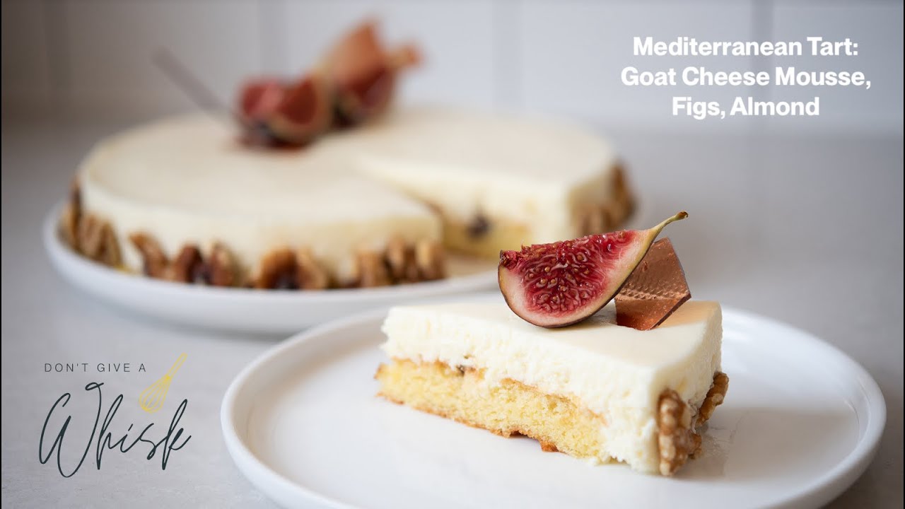 Testing Mediterranean Tart (Goat Cheese Mousse/Figs/Almond) from Fou de Pâtisserie | GBBO Bakes