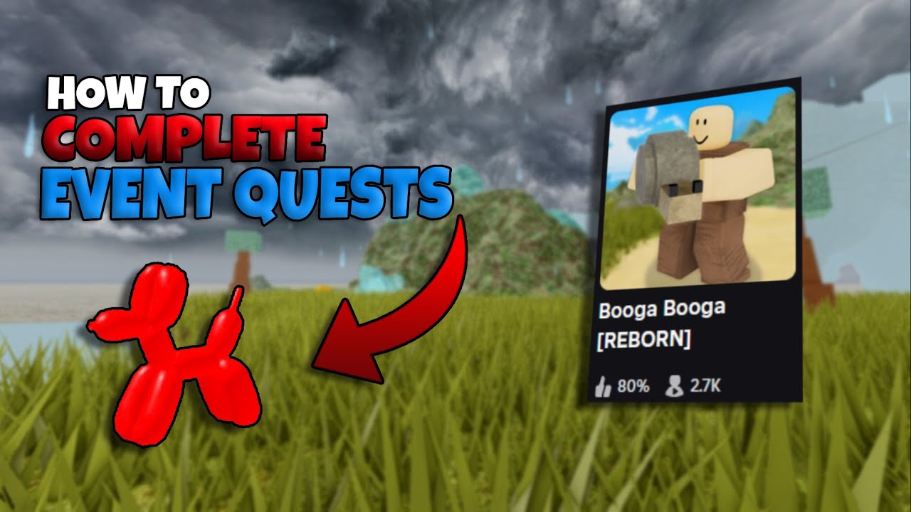 Complete the new EVENT QUESTLINE FAST! (Booga Booga Reborn)