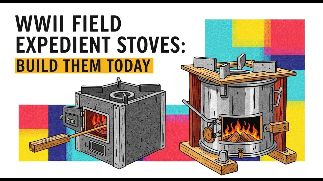 The WWII Stove You Can Build Today  Emergency Cooking Made Easy