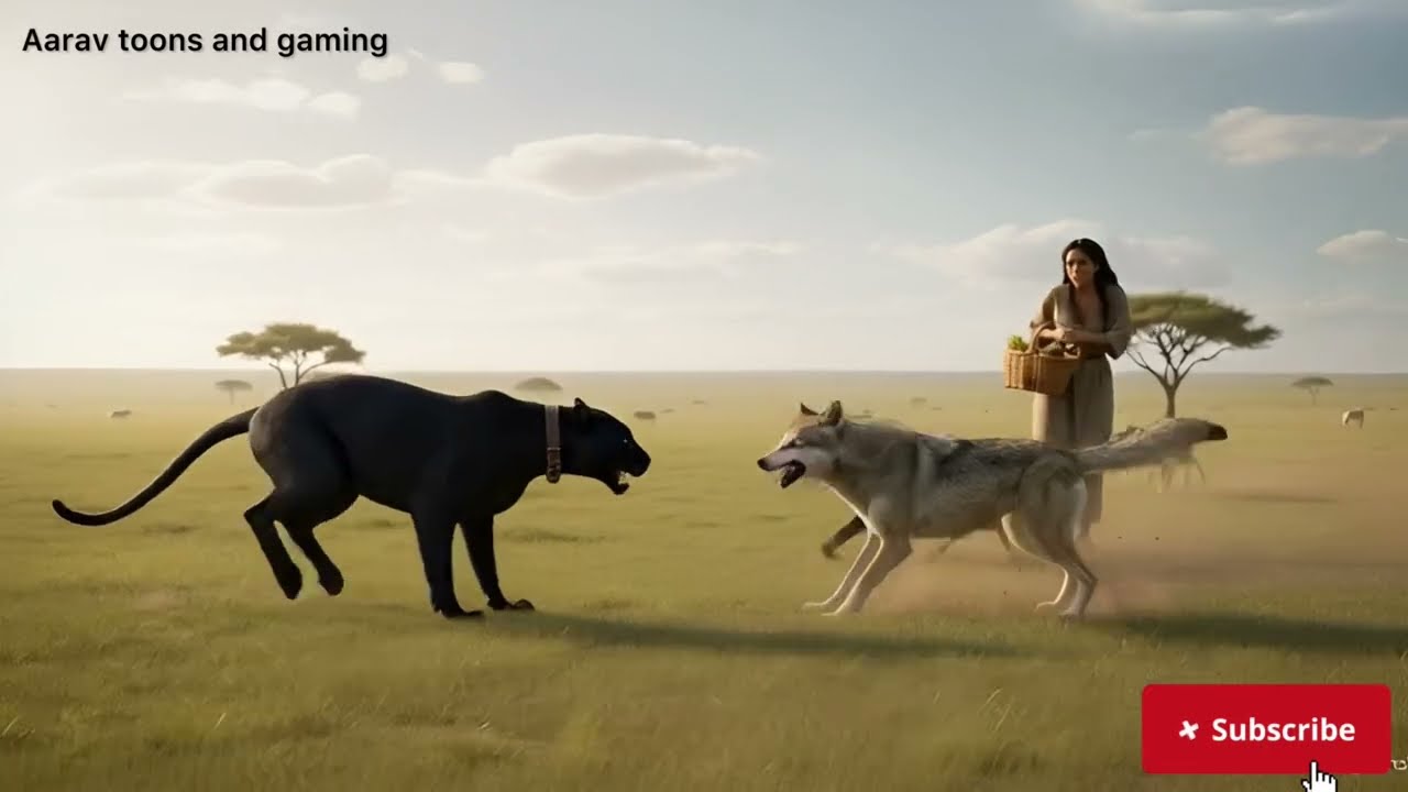 KING Kong vs Savage Wolves 🦍🐺 | Epic Savannah Rescue Saves Tribal Woman!  