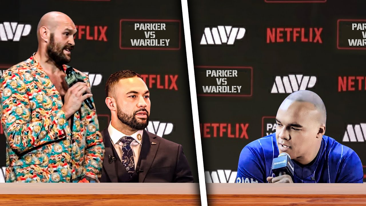 BREAKING: Tyson Fury INTERRUPTS Joseph Parker VS Fabio Wardley Final Face Off!