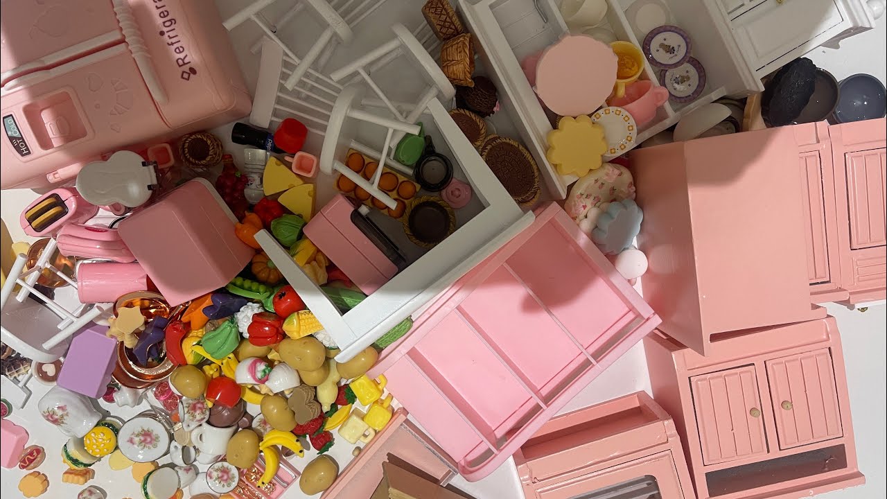 Mini pink kitchen installation ✨ (Part 1) ASMR  